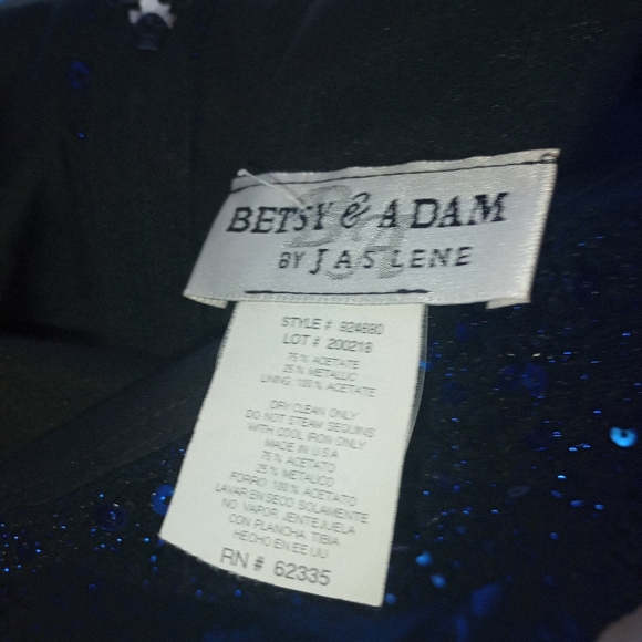 Betsy &Adam (no tag, large /XL) sleeveless chiffon dress - Picture 4 of 4